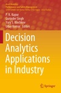Cover: Decision Analytics Applications in Industry - Springer