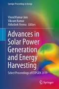 Cover: Advances in Solar Power Generation and Energy Harvesting - Springer