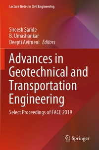 Enlarge image Cover: Advances in Geotechnical and Transportation Engineering - Springer