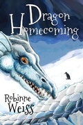 Cover: Dragon Homecoming (Dragon Defence League, #4) - Sandfly Books