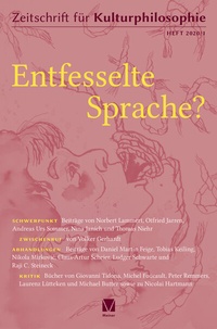 Enlarge image Cover: Entfesselte Sprache? - Meiner