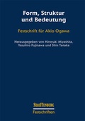 Cover: Form, Struktur und Bedeutung - Stauffenburg
