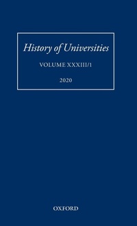 Enlarge image Cover: History of Universities - Oxford University Press