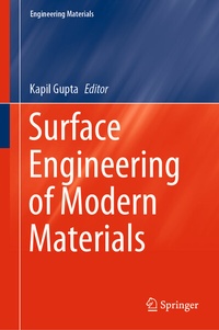 Abbildung von: Surface Engineering of Modern Materials - Springer