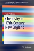 Cover: Chemistry in 17th-Century New England - Springer