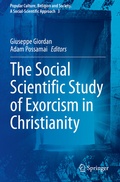 Cover: The Social Scientific Study of Exorcism in Christianity - Springer