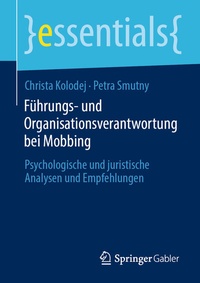 Abbildung von: Führungs- und Organisationsverantwortung bei Mobbing - Springer Gabler