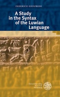 Cover: A Study in the Syntax of the Luwian Language - Universit&auml;tsverlag Winter