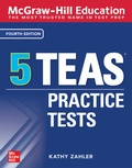 Cover: McGraw-Hill Education 5 TEAS Practice Tests, Fourth Edition - McGraw-Hill Education