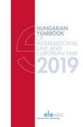 Cover: Hungarian Yearbook of International Law and European Law 2019 - Eleven International Publishing