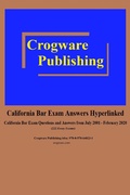 Abbildung von: California Bar Exam Answers Hyperlinked - Hyperlinked