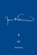 Cover: Hans Kelsen Werke - Mohr Siebeck