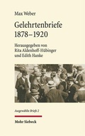 Cover: Gelehrtenbriefe - Mohr Siebeck