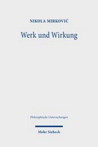 Abbildung von: Werk und Wirkung - Mohr Siebeck