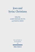 Cover: Jews and Syriac Christians - Mohr Siebeck