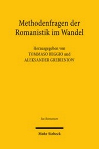 Abbildung von: Methodenfragen der Romanistik im Wandel - Mohr Siebeck