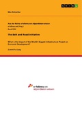 Cover: The Belt and Road Initiative - GRIN Verlag