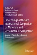Cover: Proceedings of the 4th International Symposium on Materials and Sustainable Development - Springer