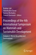 Cover: Proceedings of the 4th International Symposium on Materials and Sustainable Development - Springer