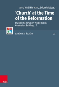 Enlarge image Cover: 'Church' at the Time of the Reformation - Vandenhoeck & Ruprecht