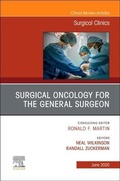 Cover: Surgical Oncology for the General Surgeon, An Issue of Surgical Clinics: Volume 100-3 - Elsevier