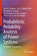 Cover: Probabilistic Reliability Analysis of Power Systems - Springer