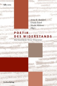 Abbildung von: Poetik des Widerstands - Studien Verlag