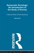 Cover: Systematic Sociology - Routledge
