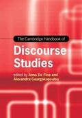 Cover: The Cambridge Handbook of Discourse Studies - Cambridge University Press