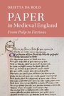 Cover: Paper in Medieval England - Cambridge University Press