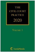 Cover: The Civil Court Practice 2020 - Butterworths Law