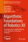 Cover: Algorithmic Foundations of Robotics XII - Springer
