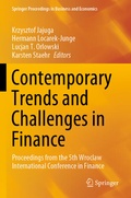 Cover: Contemporary Trends and Challenges in Finance - Springer