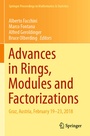Cover: Advances in Rings, Modules and Factorizations - Springer