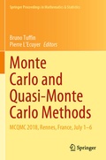 Cover: Monte Carlo and Quasi-Monte Carlo Methods - Springer
