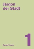 Cover: Jargon der Stadt - Universit&auml;tsverlag der TU Berlin
