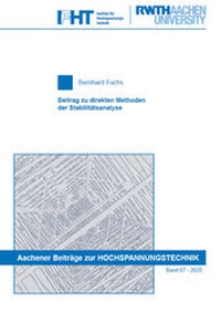 Enlarge image Cover: Beitrag zu direkten Methoden der Stabilitätsanalyse - Verlag Günter Mainz
