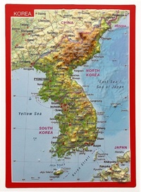 Abbildung von: Reliefpostkarte Korea - georelief Vertriebs GbR