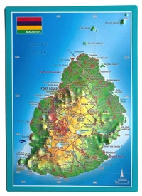 Abbildung von: Reliefpostkarte Mauritius - georelief Vertriebs GbR