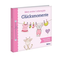Abbildung von: Babyalbum: Mein erstes Lebensjahr - Glücksmomente. Rosa - Media Verlagsgesellschaft