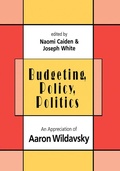 Cover: Budgeting, Policy, Politics - Routledge