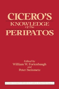 Enlarge image Cover: Cicero's Knowledge of the Peripatos - Routledge