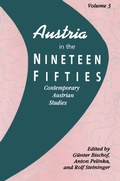 Cover: Austria in the Nineteen Fifties - Routledge