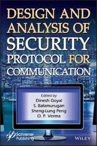 Enlarge image Cover: Design and Analysis of Security Protocol for Communication - Wiley