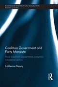 Cover: Coalition Government and Party Mandate - Routledge