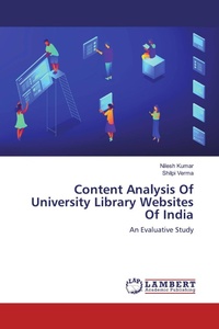 Enlarge image Cover: Content Analysis Of University Library Websites Of India - LAP Lambert Academic Publishing