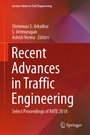 Cover: Recent Advances in Traffic Engineering - Springer