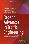 Cover: Recent Advances in Traffic Engineering - Springer