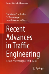 Enlarge image Cover: Recent Advances in Traffic Engineering - Springer
