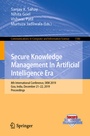 Cover: Secure Knowledge Management In Artificial Intelligence Era - Springer